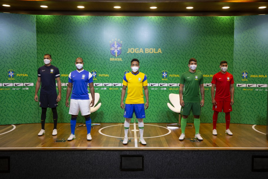 Conheça os novos uniformes da Seleção Brasileira de Futsal – LNF