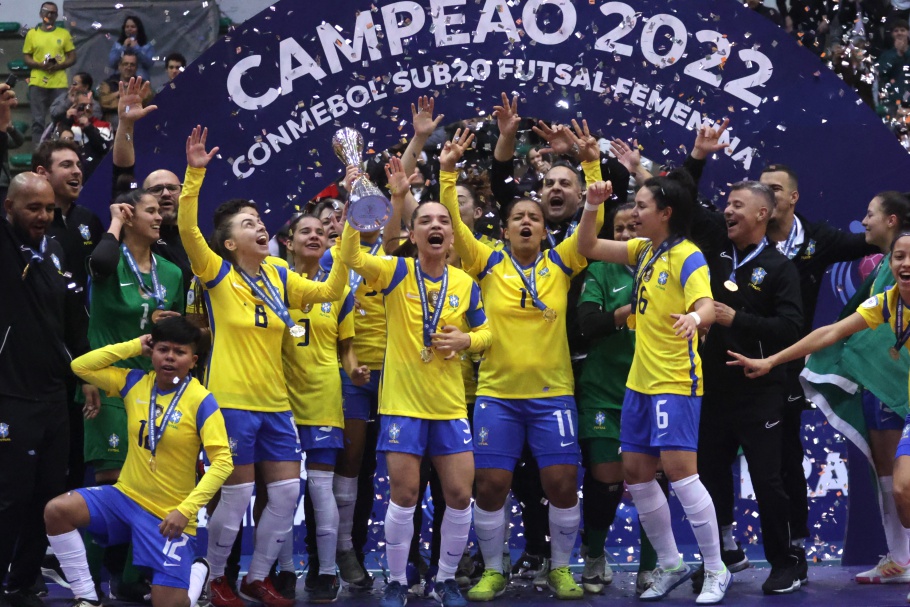 Brasil sagra-se campeão invicto da CONMEBOL Sub20 Futsal Feminina