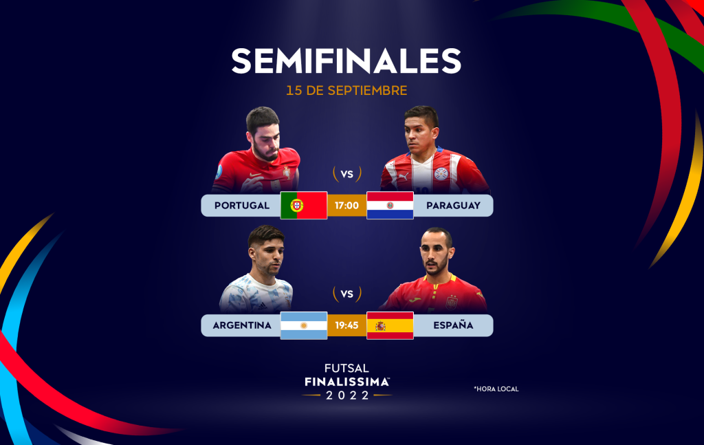 Duelos das semifinais da CONMEBOL Copa América de Futsal