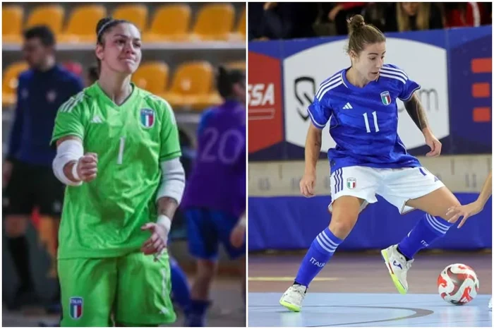 Montagem sobre fotos de Federação Italiana de Futsal e Fifa Divulgação
