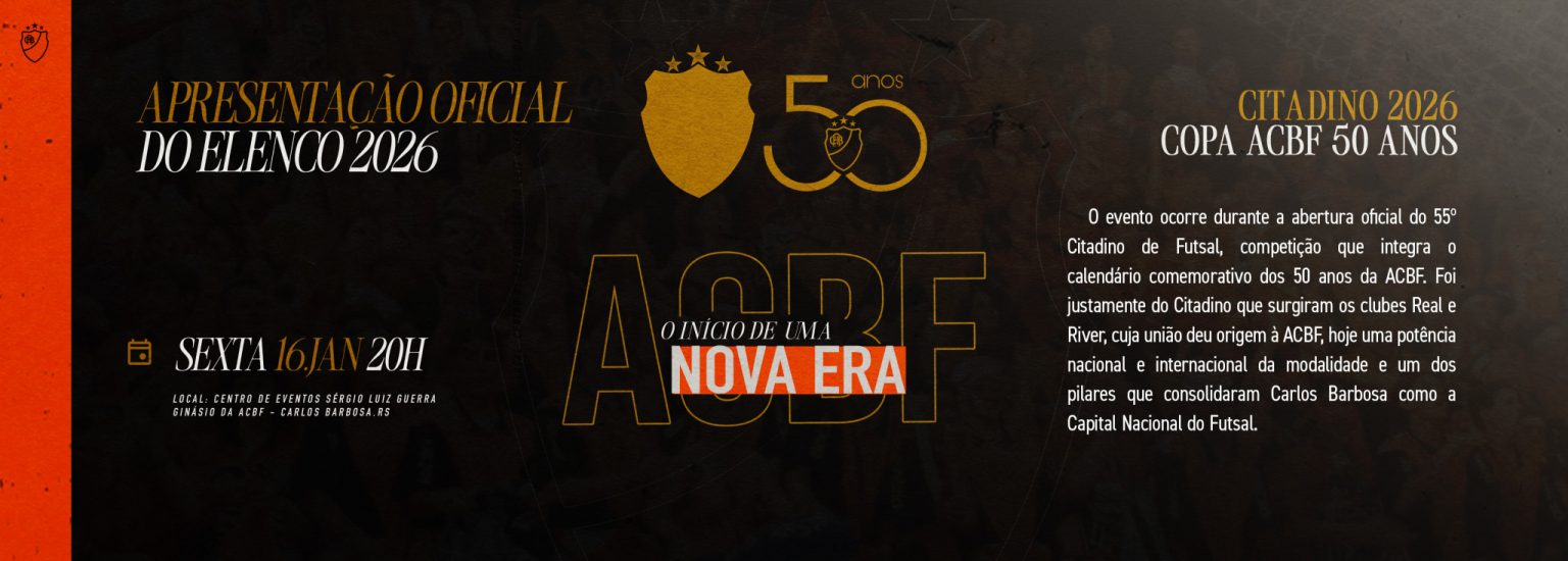 ACBF abre a temporada 2026 com apresentação oficial da equipe na ...