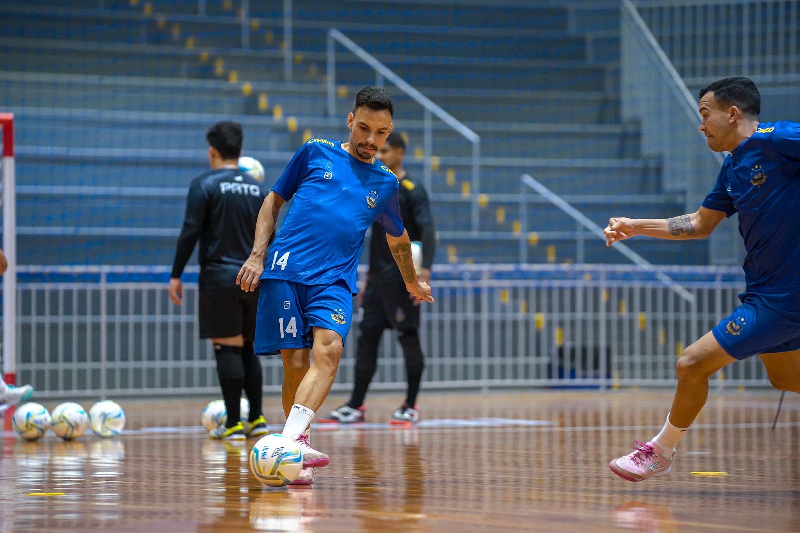 Pato Futsal mira primeiro teste na temporada (Foto: Mauricio Moreira)