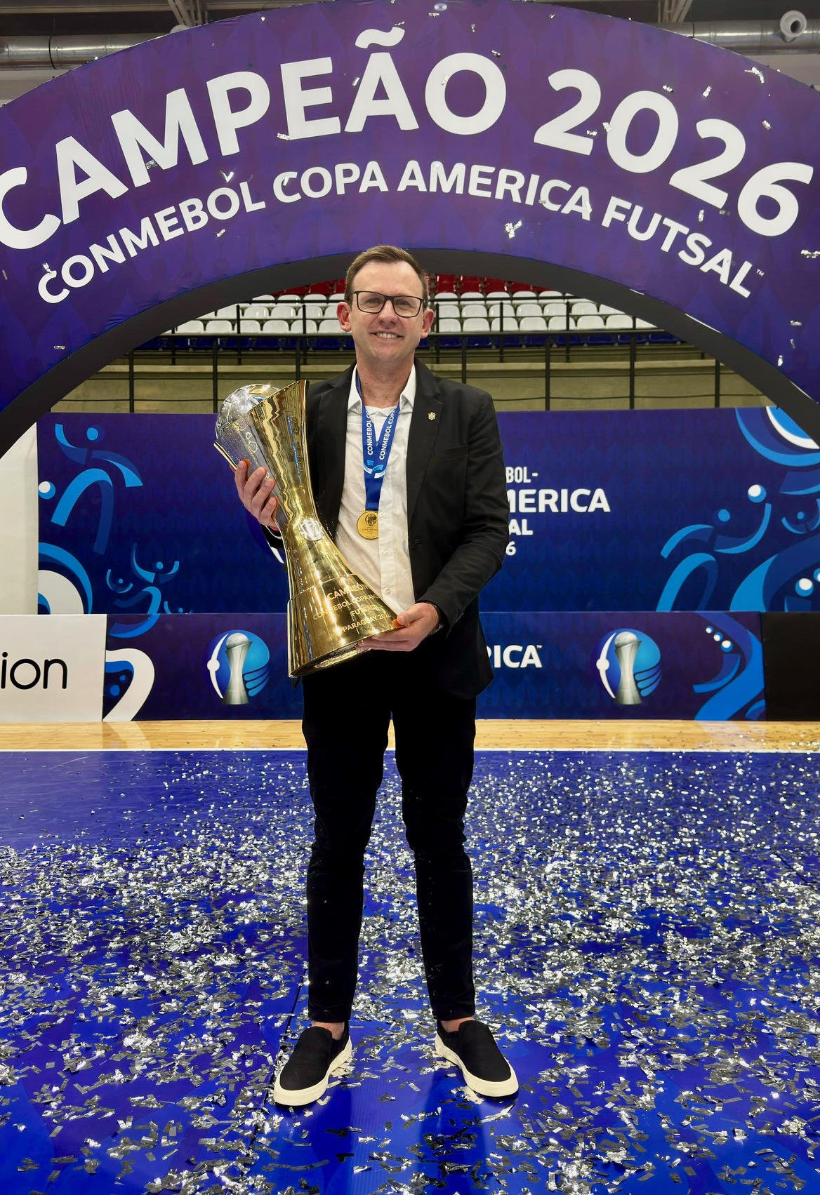Supervisor do Joaçaba Futsal conquista a Copa América com a Seleção Brasileira