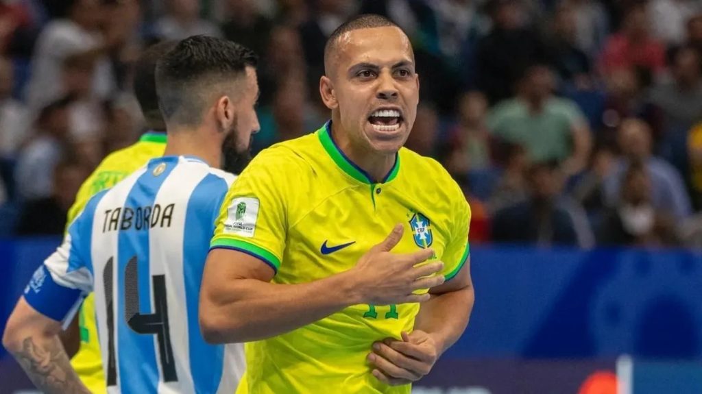 Seleção Brasileira de futsal, uma das participantes da Finalíssima 2026