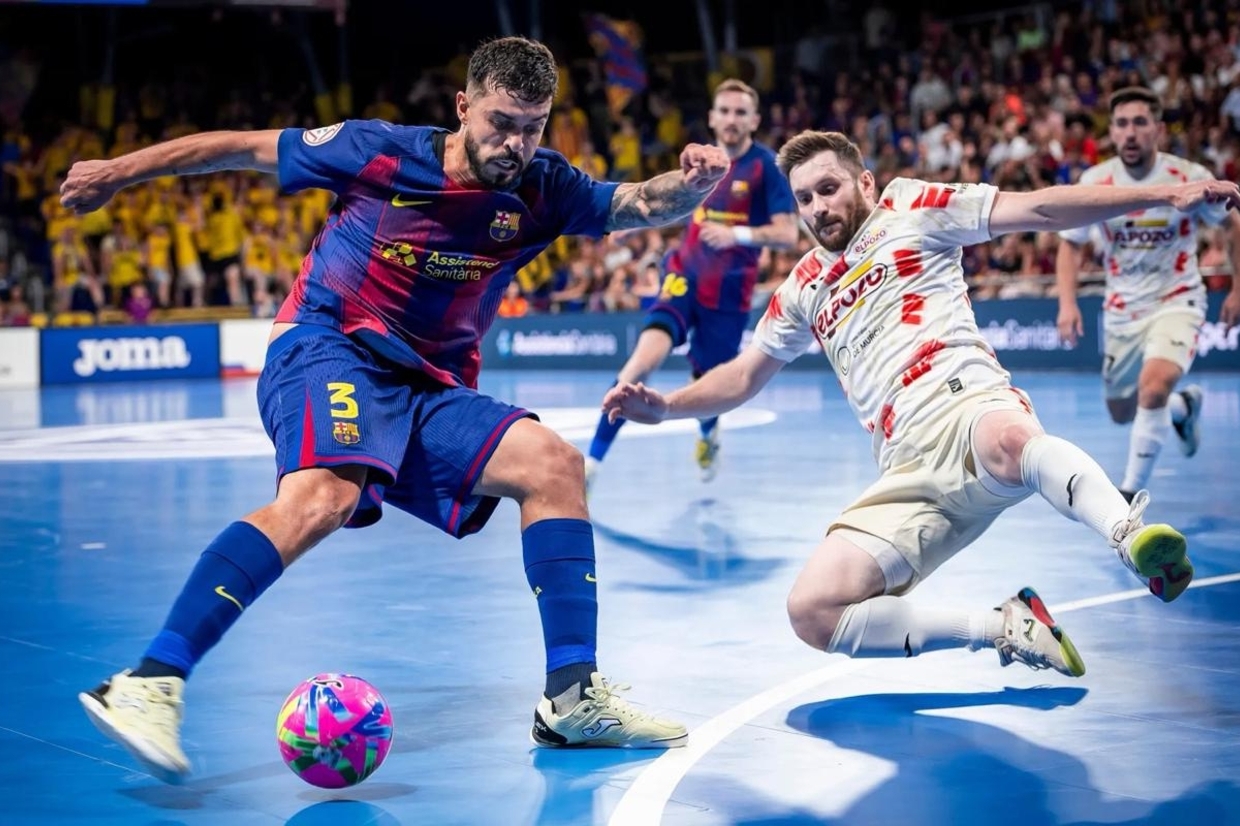 Matheus Rodrigues, ala brasileiro do Barcelona de futsal