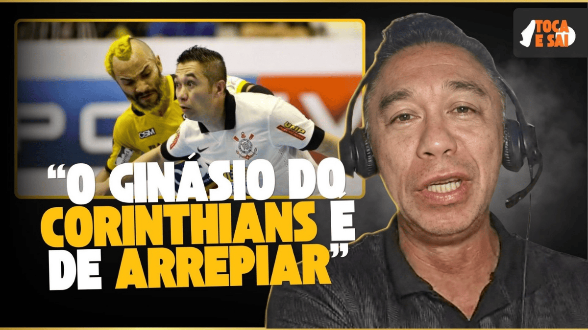 Paulinho Japonês durante entrevista ao programa Toca e Sai, do NSC Esporte